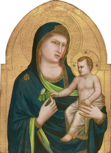 Madonna z Dzieciątkiem. Około 1310/15 autorstwa Giotto di Bondone