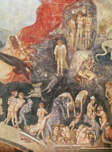 Sąd Ostateczny, szczegół potępionych, 1303-05 (patrz także 65227) autorstwa Giotto di Bondone