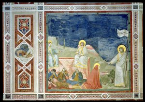 Noli me Tangere lub, Objawienie Chrystusa Marii Magdalenie, 1303-05 (patrz także 102746) autorstwa Giotto di Bondone