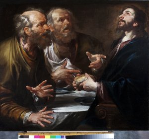 Wieczerza w Emaus, ok. 1645-50 (olej na płótnie)