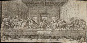 Ostatnia Wieczerza ze Spanielem ok. godz. 1500.