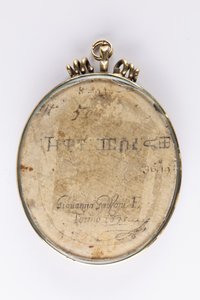 Rewers portretu Chrystusa Zaga (Ṣägga Krǝstos) autorstwa Giovanna Garzoni