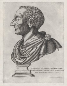 Lustro Wspaniałości Rzymskiej: Popiersie Liwiusza, 1582., 1582.