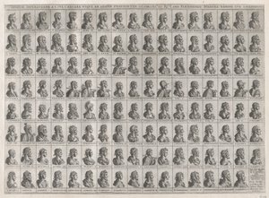 Lustro rzymskiej świetności: Portrety cesarzy od Juliusza Cezara do Rudolfa II..., 1582. autorstwa Giovanni Ambrogio Brambilla