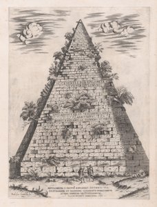 Lustro rzymskiej świetności: Piramida Caiusa Cestiusza, 1582., 1582.
