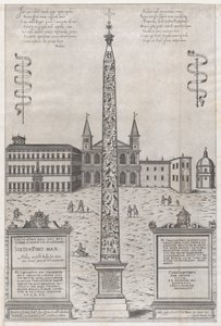 Lustro rzymskiej świetności: Egipski obelisk Konstantyna, 1589., 1589.