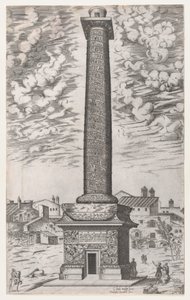 Lustro rzymskiej świetności: Kolumna Trajana, 1581-86., 1581-86. autorstwa Giovanni Ambrogio Brambilla