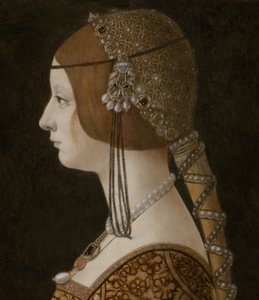 Blanca Maria Sforza autorstwa Giovanni Ambrogio de Predis