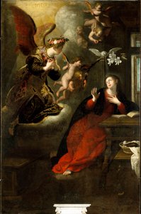 Obraz Zwiastowania – Giovanni Andrea Ansaldo