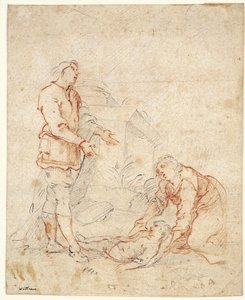 Scena biblijna autorstwa Giovanni Andrea Ferrari
