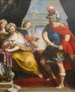 Ulisses i Circe (olej na płótnie)