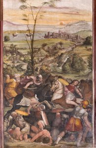 Bitwa pod Issosem autorstwa Giovanni Antonio Bazzi Sodoma