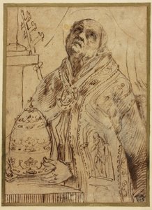 Święty papieski autorstwa Giovanni Antonio Burrini