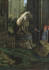 Fragment „Capriccio z motywami z Padwy”, ok. 1756 autorstwa Giovanni Antonio Canal