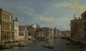 Canal Grande w Wenecji od Palazzo Flangini do Campo San Marcuola, ok. 1738