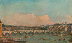 Most Westminsterski, c1746 autorstwa Giovanni Antonio Canal