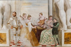 Koncert, Sala Główna, ok. 1570 (fresk)