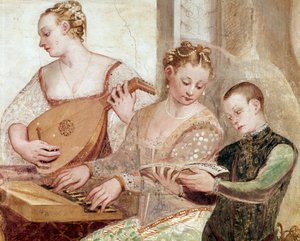 Koncert, detal (Fresco