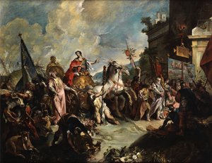 Giovanni Antonio Guardi Triumfalna procesja Scypiona autorstwa Giovanni Antonio Guardi