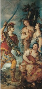 Rinaldo i nimfy autorstwa Giovanni Antonio Guardi