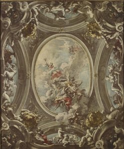 Alegoria świtu, 1736-37 autorstwa Giovanni Antonio Pellegrini