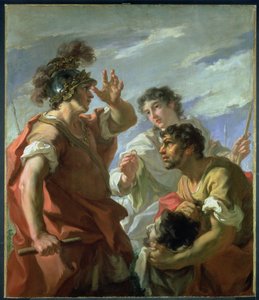 Cezar przed Aleksandrią, 1724-25 autorstwa Giovanni Antonio Pellegrini
