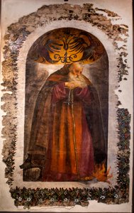 Św. Antonio (olej na płótnie) autorstwa Giovanni Antonio Pordenone