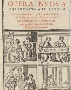 Przykład recammi, 1530. autorstwa Giovanni Antonio Tagliente