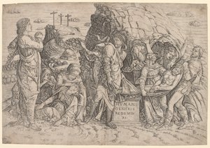 Złożenie do grobu autorstwa Giovanni Antonio da Brescia