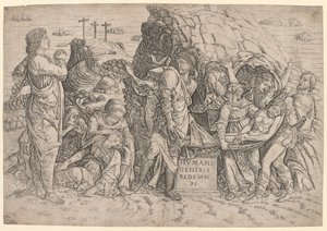 złożenie do grobu, ok. 1509. autorstwa Giovanni Antonio da Brescia