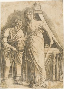 Judyta z głową Holofernesa autorstwa Giovanni Antonio da Brescia
