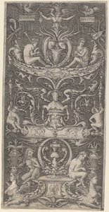 Panel ozdobny z napisem "Victoria Augusta" autorstwa Giovanni Antonio da Brescia after Nicoletto
