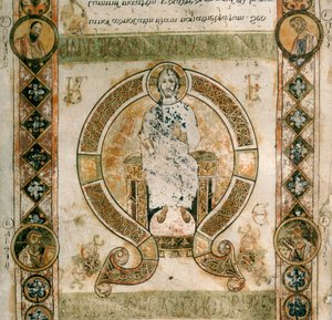 Chrystus w chwale. Exultet katedry San Sabino w Bari