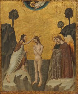 Chrzest Chrystusa, c. 1335.
