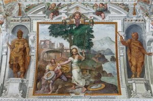 Ulisses i Minerwa, ok. 1560 (fresk)