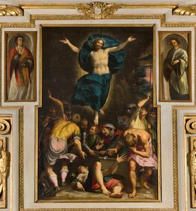 Kaplica Matki Bożej Ludowej, drugie przęsło strona południowa, Giovan Battista Trotti zwany Malosso, Zmartwychwstanie 1594