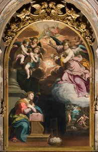 Południowy Transept, Ołtarz Zwiastowania, Ołtarz Giovanniego Battisty Trotti zwanego Il Malosso 1594