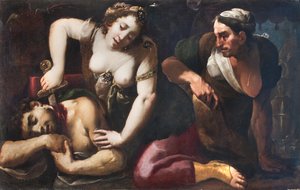 Judyta ścinająca głowę Holofernesowi autorstwa Giovanni Battista (1567 1633) Crespi
