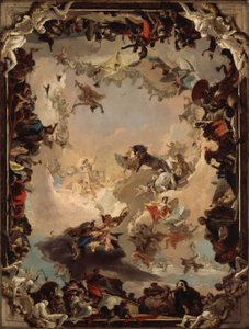 Alegoria planet i kontynentów autorstwa Giovanni Battista Tiepolo