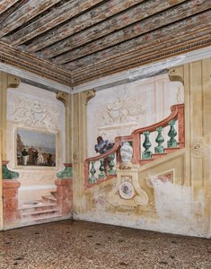 Kwatery Gościnne, Sala Scen Karnawałowych: „Sługa Maurów na fałszywych schodach” autorstwa Giovanni Battista Tiepolo