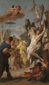 Studium do „Męczeństwa św. Sebastiana” autorstwa Giovanni Battista Tiepolo