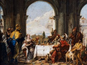 Das Bankett der Kleopatra von Giovanni Battista Tiepolo