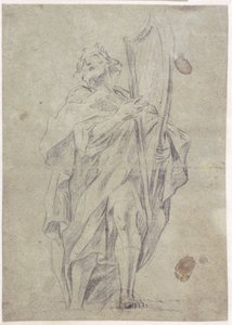 Król Dawid ze swoją harfą autorstwa Giovanni Battista Beinaschi
