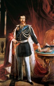„”Portret Wiktora Emanuela (Victor-Emmanuel lub Vittorio Emanuele) II (1820-1878) autorstwa Giovanni Battista Biscarra