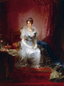 Portret Marii Louise, księżnej Parmy (Wiedeń) autorstwa Giovanni Battista Borghesi