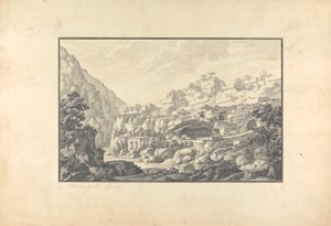 Widok na źródło rzeki Likos (Nahr el-Kelb)