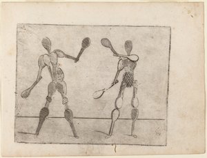 Z „Bizzarie di different Figures” autorstwa Giovanni Battista Bracelli