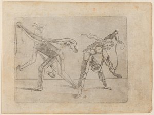 Z „Bizzarie di different Figures” autorstwa Giovanni Battista Bracelli