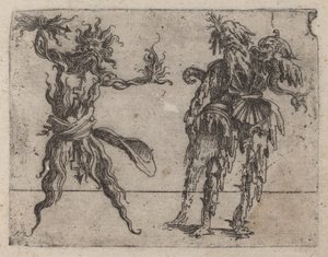 Z „Bizzarie di different Figures” autorstwa Giovanni Battista Bracelli