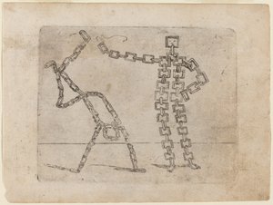 Z „Bizzarie di different Figures” autorstwa Giovanni Battista Bracelli